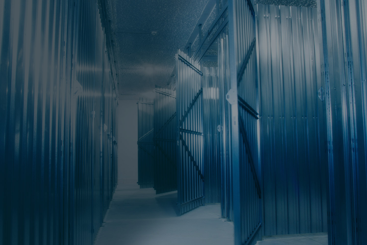 hallway doors open